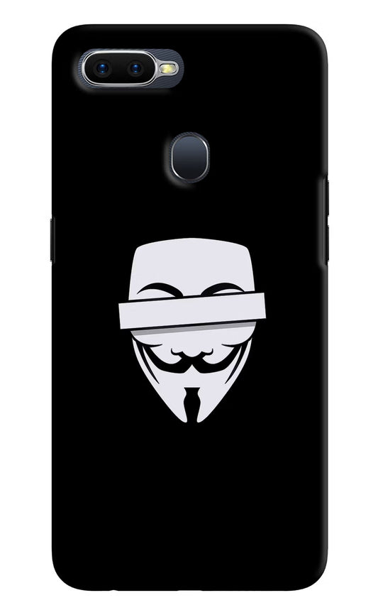 Anonymous Face Oppo F9/F9 Pro Hard Case Back Cover by Casekaro