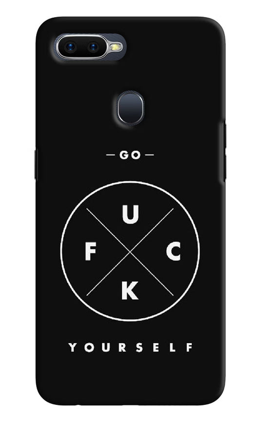 Go Fuck Yourself Oppo F9/F9 Pro Hard Case Back Cover by Casekaro