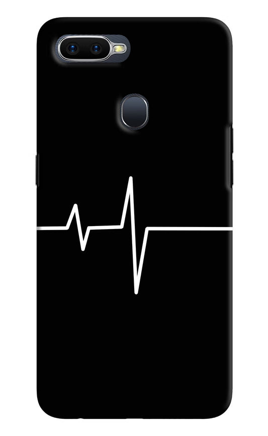 Heart Beats Oppo F9/F9 Pro Hard Case Back Cover by Casekaro