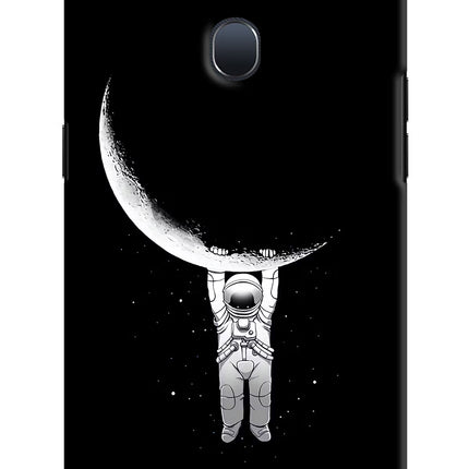 Moon Space Oppo F9/F9 Pro Hard Case Back Cover by Casekaro