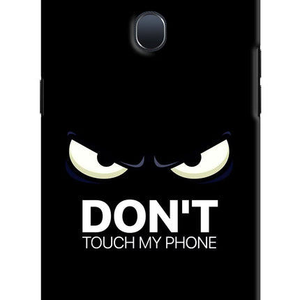 Don'T Touch My Phone Oppo F9/F9 Pro Hard Case Back Cover by Casekaro
