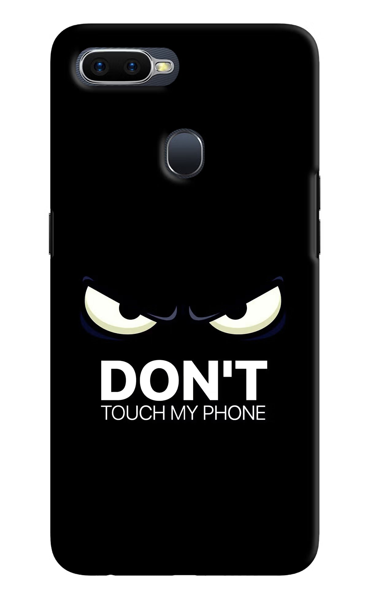 Don'T Touch My Phone Oppo F9/F9 Pro Hard Case Back Cover by Casekaro