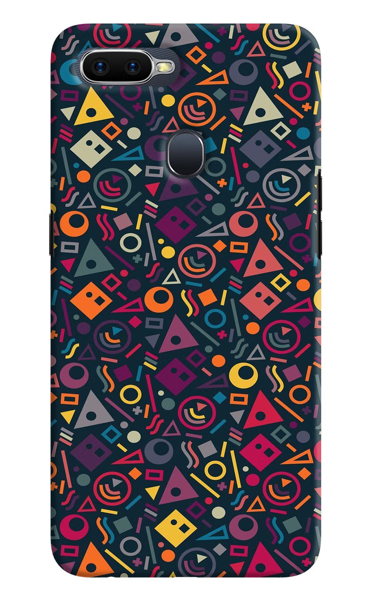 Geometric Abstract Oppo F9/F9 Pro Hard Case Back Cover by Casekaro