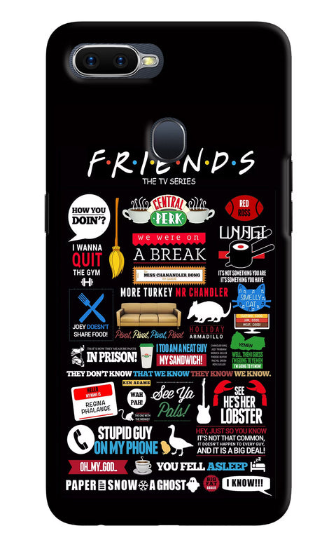 FRIENDS Oppo F9/F9 Pro Back Cover