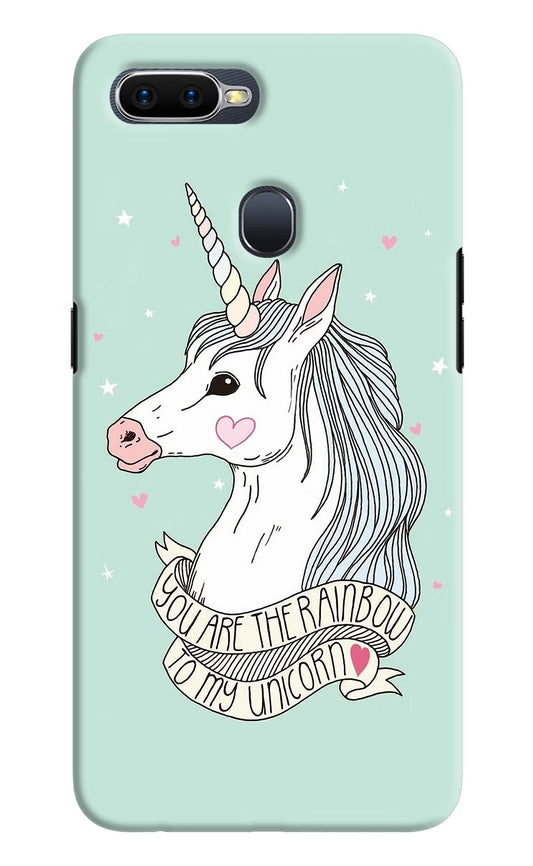 Unicorn Wallpaper Oppo F9/F9 Pro Hard Case Back Cover by Casekaro