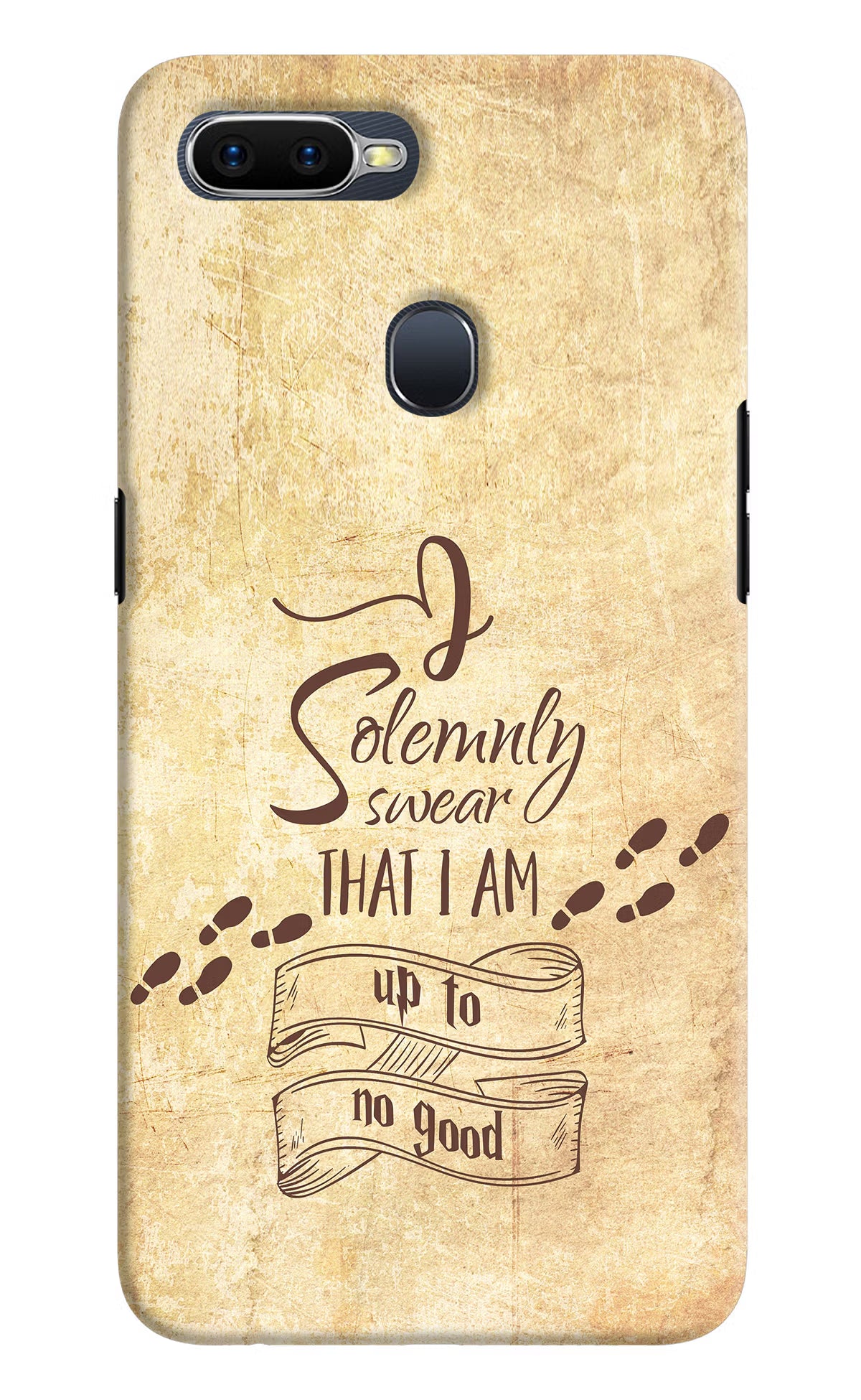 I Solemnly swear that i up to no good Oppo F9/F9 Pro Hard Case Back Cover by Casekaro