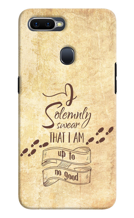 I Solemnly swear that i up to no good Oppo F9/F9 Pro Hard Case Back Cover by Casekaro