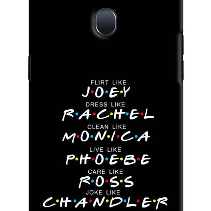 FRIENDS Character Oppo F9/F9 Pro Hard Case Back Cover by Casekaro
