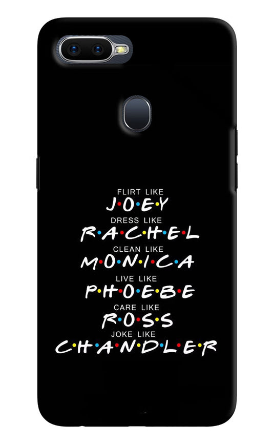 FRIENDS Character Oppo F9/F9 Pro Hard Case Back Cover by Casekaro