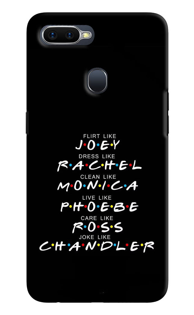 FRIENDS Character Oppo F9/F9 Pro Hard Case Back Cover by Casekaro