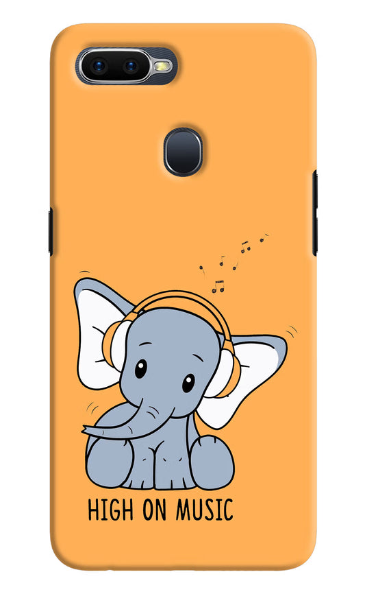 High On Music Oppo F9/F9 Pro Hard Case Back Cover by Casekaro