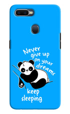 Keep Sleeping Oppo F9/F9 Pro Hard Case Back Cover by Casekaro