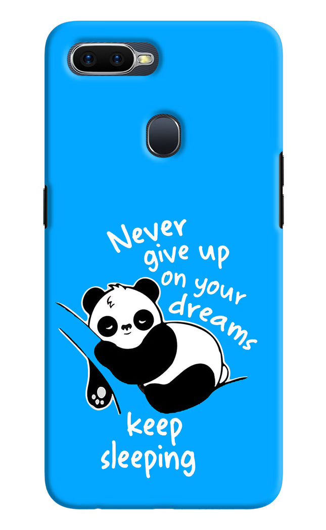 Keep Sleeping Oppo F9/F9 Pro Hard Case Back Cover by Casekaro