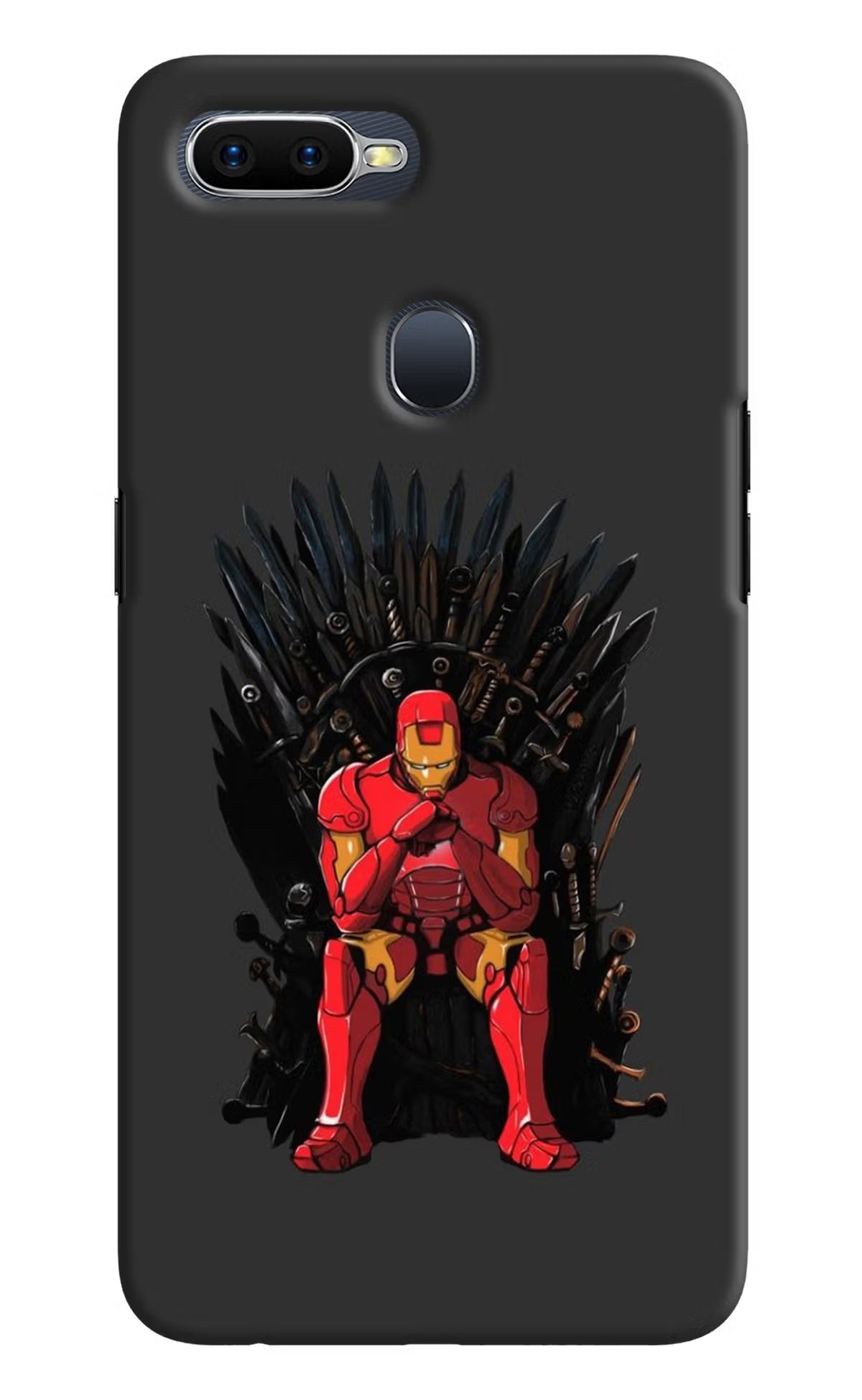 Ironman Throne Oppo F9/F9 Pro Hard Case Back Cover by Casekaro