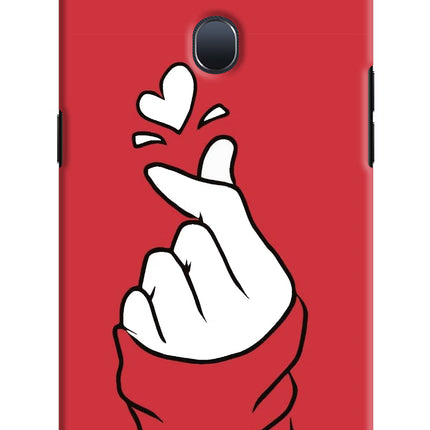 Korean Love Sign Oppo F9/F9 Pro Hard Case Back Cover by Casekaro