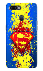Superman logo Oppo F9/F9 Pro Hard Case Back Cover by Casekaro