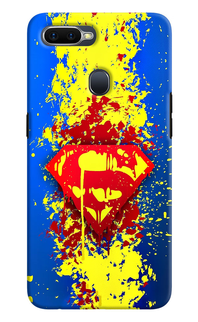 Superman logo Oppo F9/F9 Pro Hard Case Back Cover by Casekaro