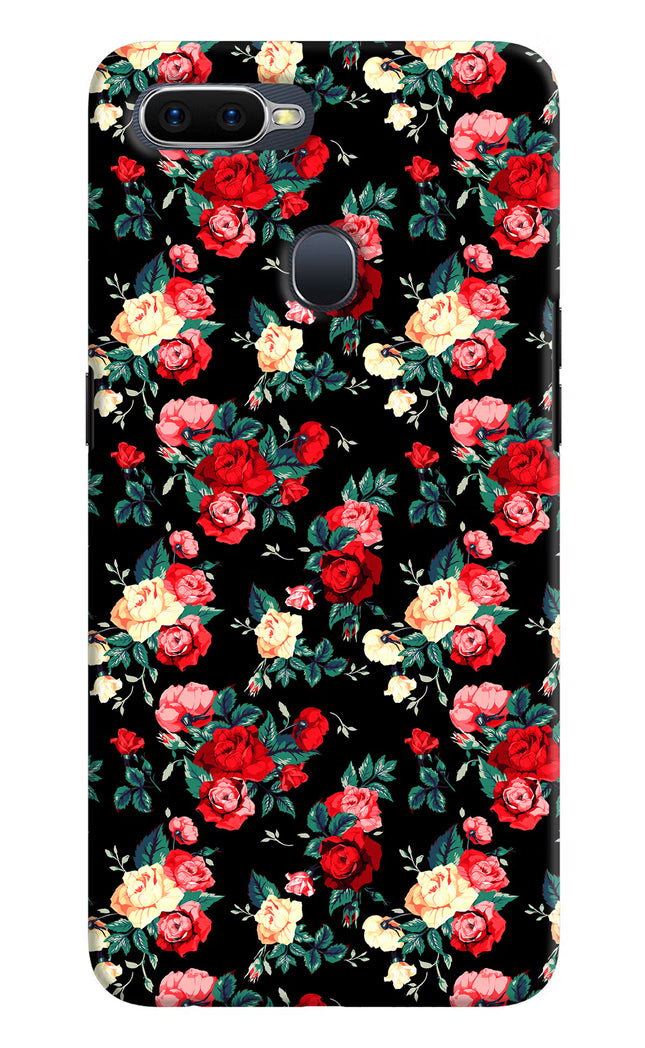 Rose Pattern Oppo F9/F9 Pro Hard Case Back Cover by Casekaro