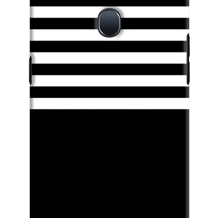 Black and White Print Oppo F9/F9 Pro Hard Case Back Cover by Casekaro