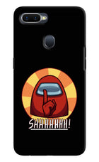 Among Us Shhh! Oppo F9/F9 Pro Hard Case Back Cover by Casekaro