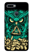 Green Owl Oppo F9/F9 Pro Hard Case Back Cover by Casekaro