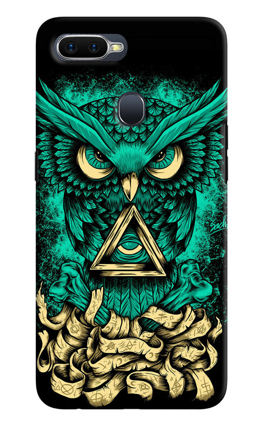 Green Owl Oppo F9/F9 Pro Hard Case Back Cover by Casekaro