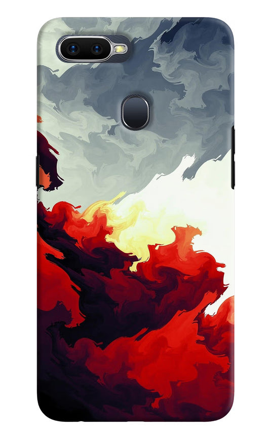 Fire Cloud Oppo F9/F9 Pro Hard Case Back Cover by Casekaro
