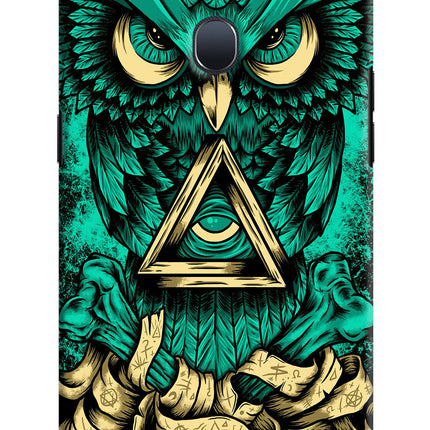 Green Owl Oppo F9/F9 Pro Hard Case Back Cover by Casekaro