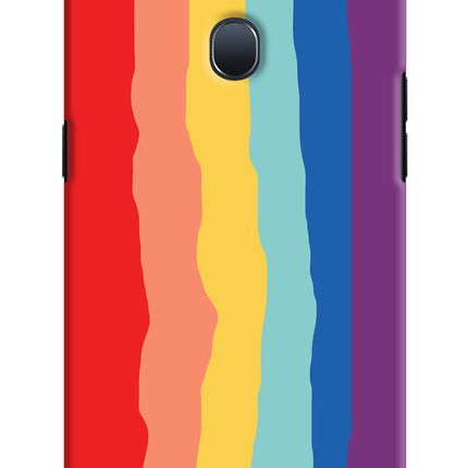 Rainbow Oppo F9/F9 Pro Hard Case Back Cover by Casekaro