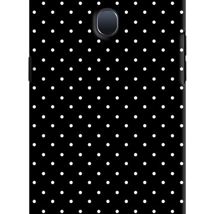 White Dots Oppo F9/F9 Pro Hard Case Back Cover by Casekaro