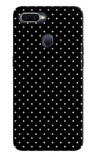 White Dots Oppo F9/F9 Pro Hard Case Back Cover by Casekaro