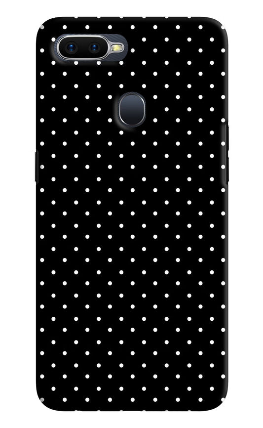 White Dots Oppo F9/F9 Pro Hard Case Back Cover by Casekaro