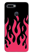 Fire Flames Oppo F9/F9 Pro Hard Case Back Cover by Casekaro
