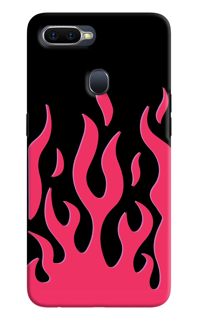 Fire Flames Oppo F9/F9 Pro Hard Case Back Cover by Casekaro