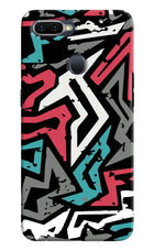 Geometric Graffiti Oppo F9/F9 Pro Hard Case Back Cover by Casekaro