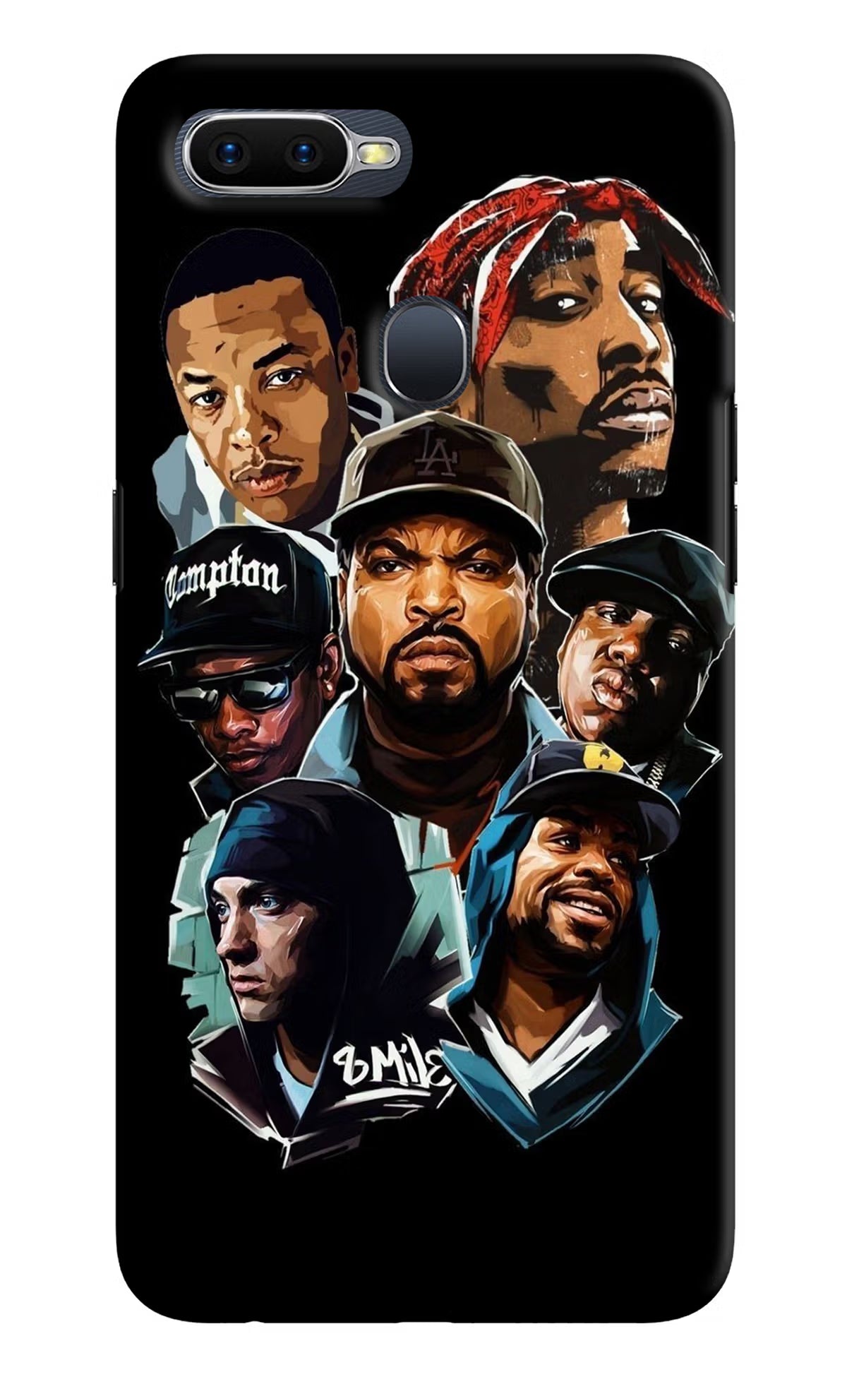 Rappers Oppo F9/F9 Pro Hard Case Back Cover by Casekaro