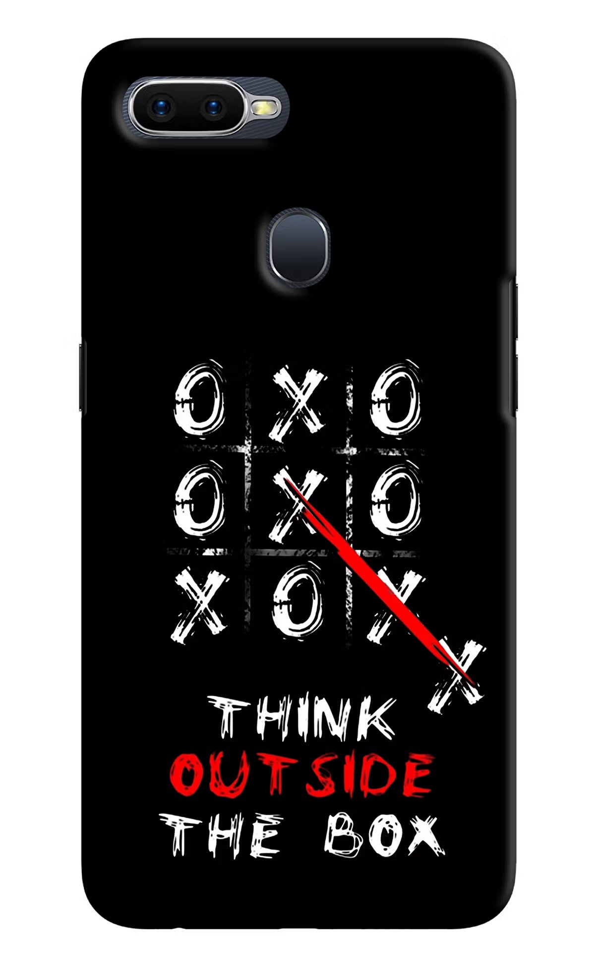 Think out of the BOX Oppo F9/F9 Pro Hard Case Back Cover by Casekaro