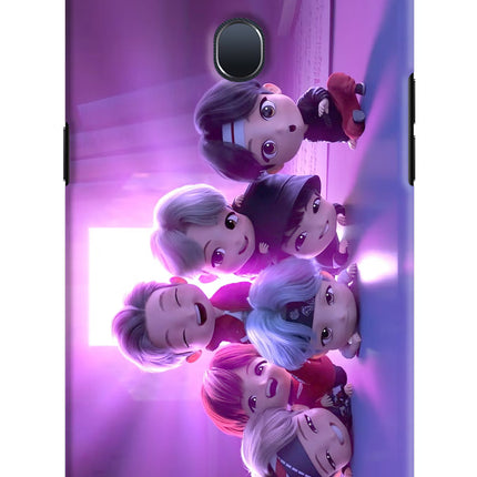 BTS Chibi Oppo F9/F9 Pro Hard Case Back Cover by Casekaro