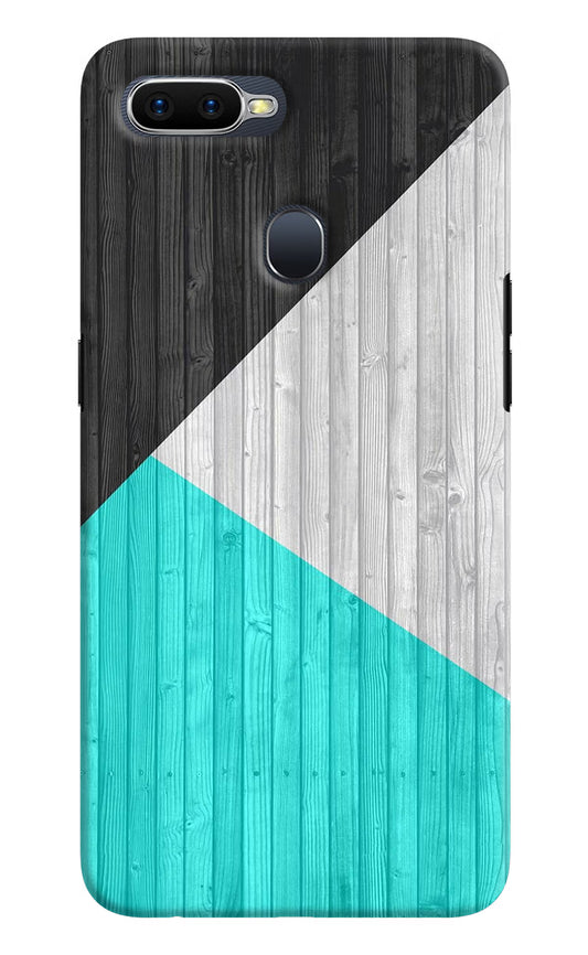 Wooden Abstract Oppo F9/F9 Pro Hard Case Back Cover by Casekaro