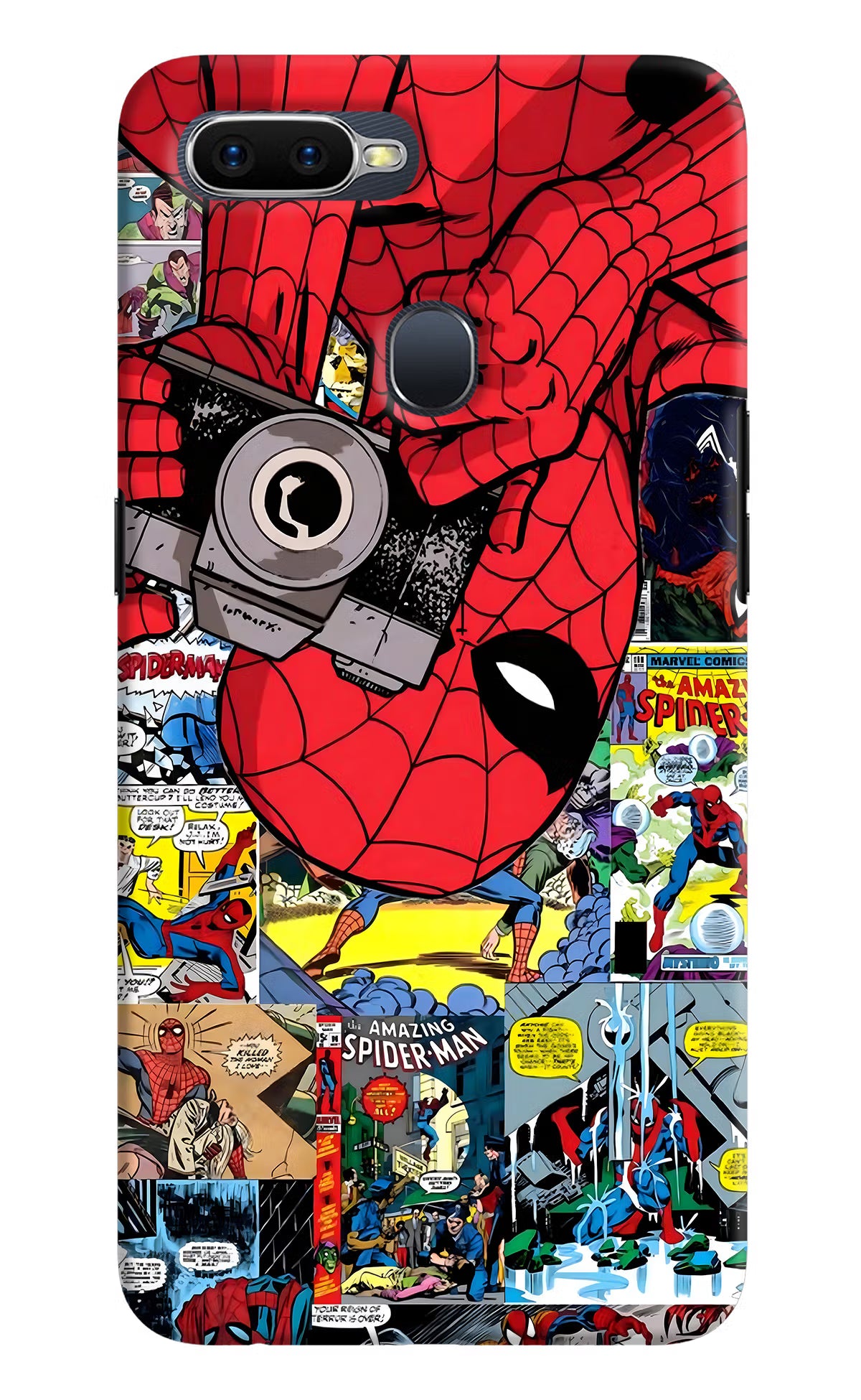 Spider Man Oppo F9/F9 Pro Hard Case Back Cover by Casekaro