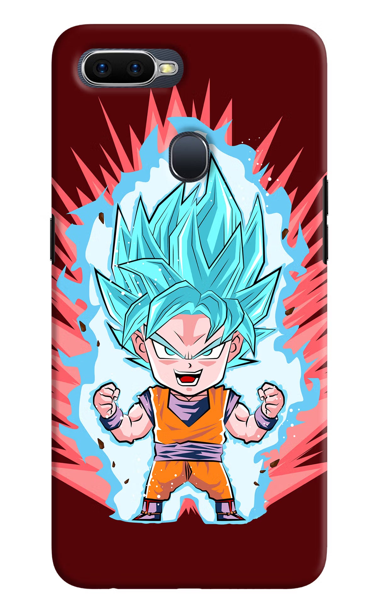 Goku Little Oppo F9/F9 Pro Hard Case Back Cover by Casekaro