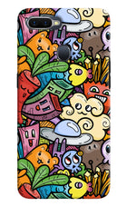 Veggie Doodle Oppo F9/F9 Pro Hard Case Back Cover by Casekaro