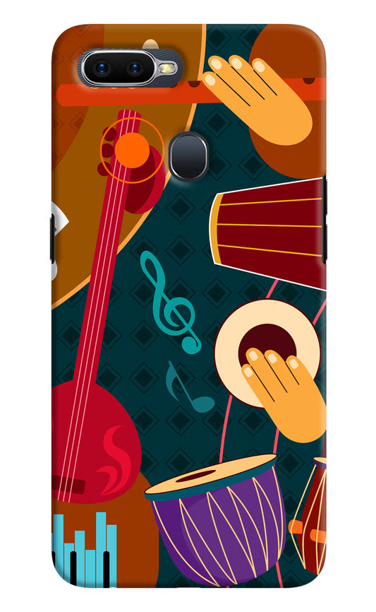 Music Instrument Oppo F9/F9 Pro Hard Case Back Cover by Casekaro