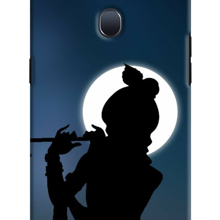 Shri Krishna Silhouette Oppo F9/F9 Pro Hard Case Back Cover by Casekaro