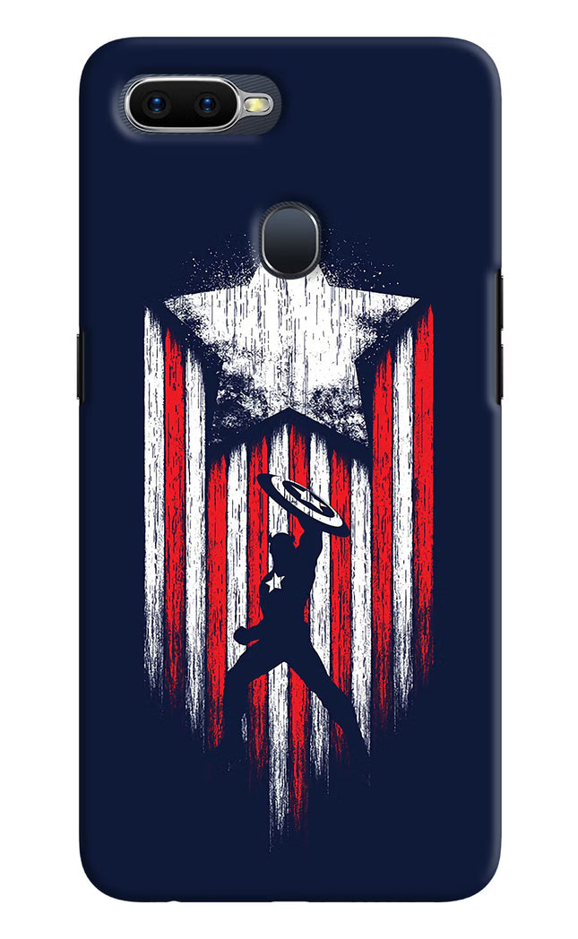 Captain America Marvel Art Oppo F9/F9 Pro Hard Case Back Cover by Casekaro