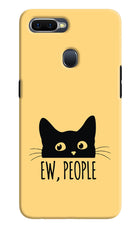 Ew People Catitude Oppo F9/F9 Pro Hard Case Back Cover by Casekaro
