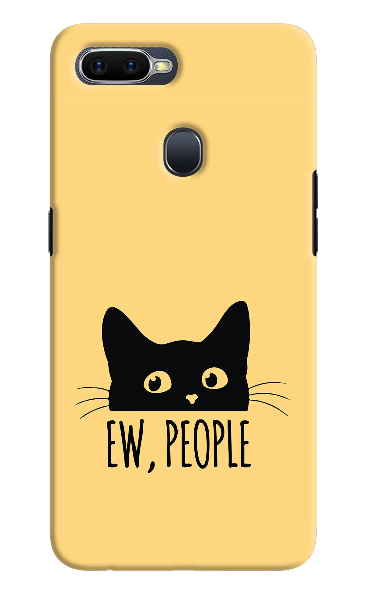 Ew People Catitude Oppo F9/F9 Pro Hard Case Back Cover by Casekaro