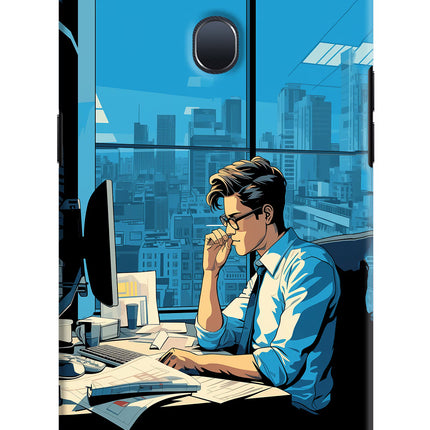 Focused Hustler (AI Generated) Oppo F9/F9 Pro Hard Case Back Cover by Casekaro