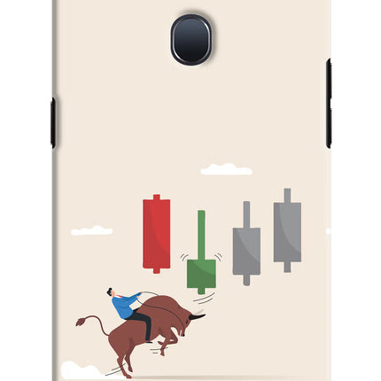 Bull Trading Momentum Oppo F9/F9 Pro Hard Case Back Cover by Casekaro