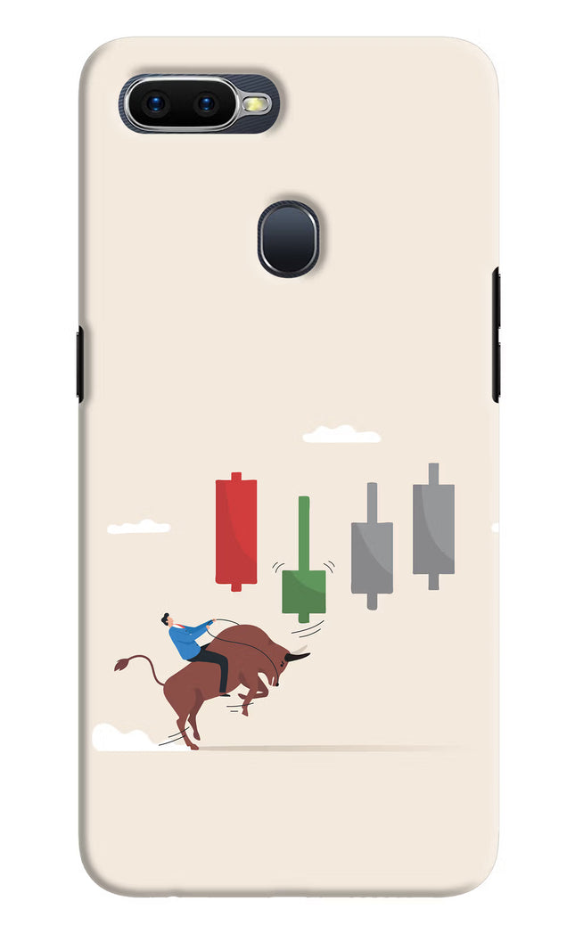 Bull Trading Momentum Oppo F9/F9 Pro Hard Case Back Cover by Casekaro